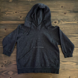 Girls CHRISTINA rohde Charcoal Hoodie Size 4 Neutral Minimalist kidswear